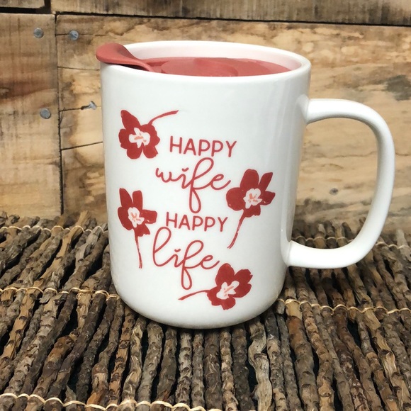 happy wife happy life mug